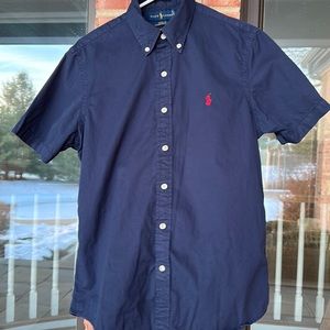 MENS NAVY SMALL RALPH LAUREN SHORT SLEEVE